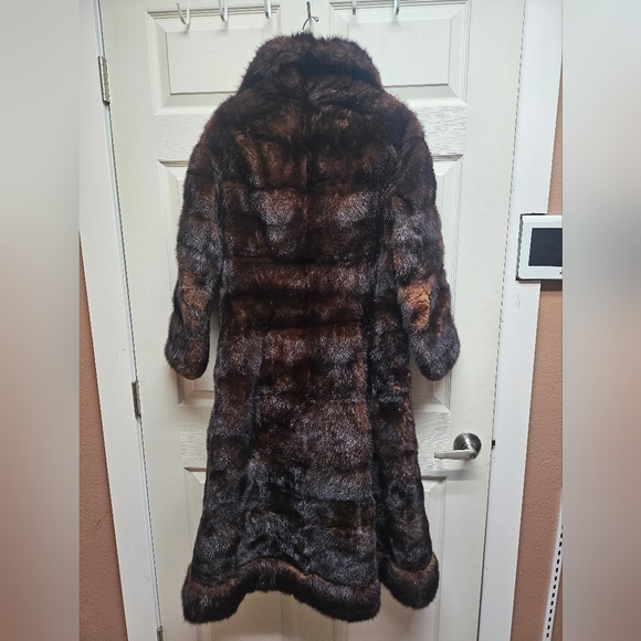 Mink fur long coat - Picture 11 of 16